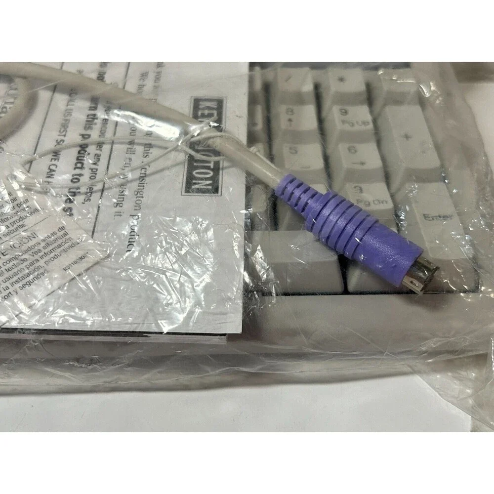 KENSINGTON 64340 A KEYBOARD-IN-A-BOX PS/2 KEYBOARD BRAND NEW w/Tags Perfect Cond